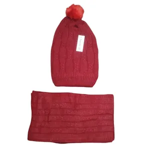 ست کلاه و شال گردن بافتنی مدل MR201