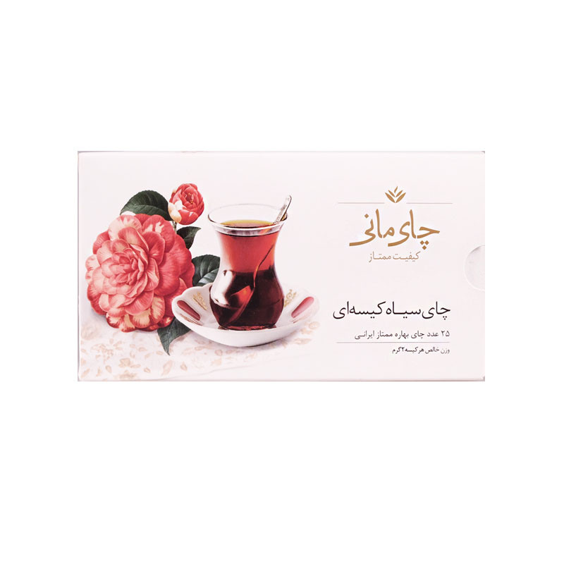 چای سیاه بهاره کیسه ای چای مانی بسته 25 عددی
