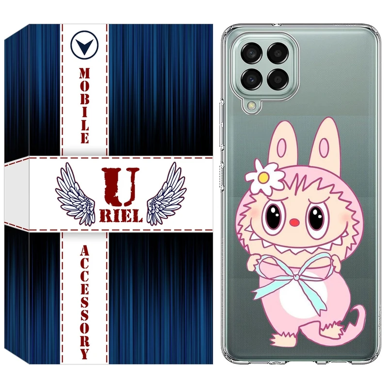 کاور یوریل مدل Clear کد 146 طرح لبوبو Labubu مناسب برای گوشی موبایل سامسونگ Galaxy A12 / A12 Nacho / M12