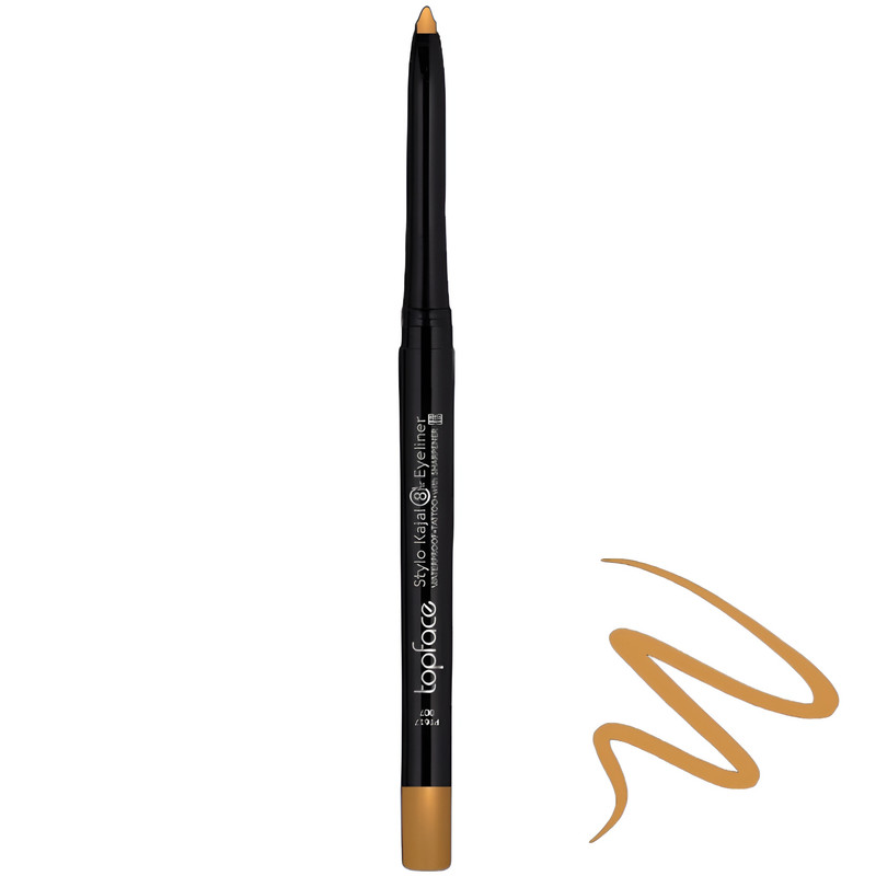 مداد چشم تاپ فیس مدل STYLO KAJAL رنگ طلایی شماره 007