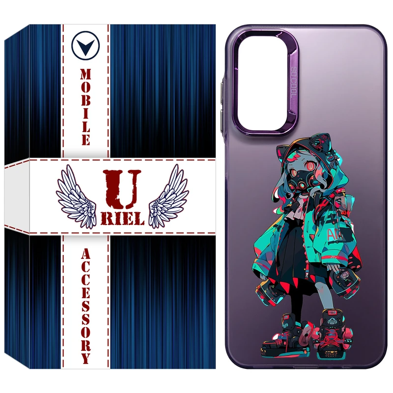 کاور یوریل مدل SCL کد 58 طرح دختر گربه ای مناسب برای گوشی موبایل سامسونگ Galaxy A15 4G / A15 5G