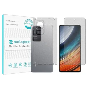 Rockspace transparent screen protector HyGEL model suitable for Xiaomi Redmi K40S mobile phone with back protector