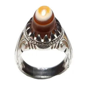 انگشتر نقره مردانه مدل Sh1300