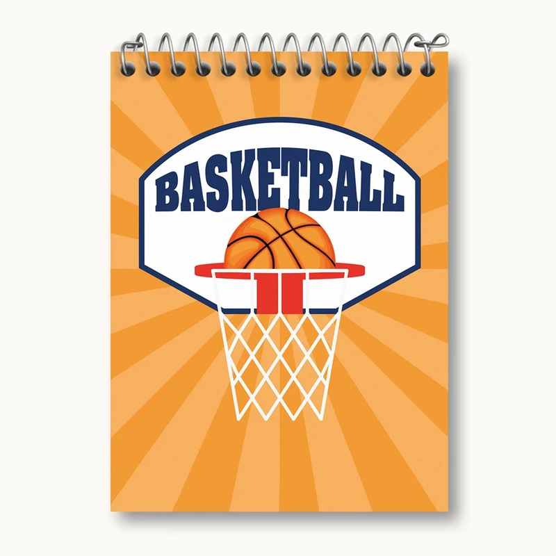دفتر یادداشت 50 برگ خندالو مدل بسکتبال Basketball کد 26452