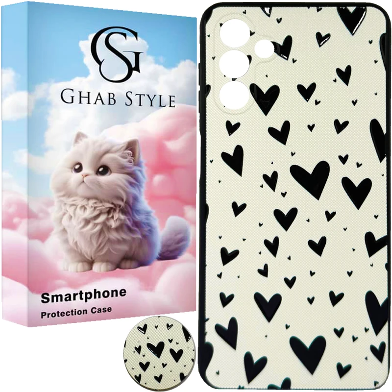 کاور قاب استایل مدل Sport مناسب برای گوشی موبایل سامسونگ Galaxy A13 5G/ Galaxy A04s / Galaxy M23 به همراه پاب سوکت