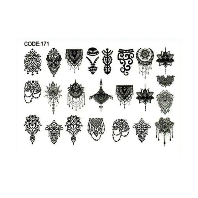 برچسب لنز ناخن کد C-171