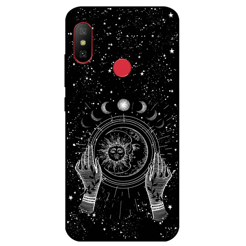 کاور مگافون طرح ماه و خورشید مدل 1892 مناسب برای گوشی موبایل شیائومی Redmi 6 Pro / Mi A2 Lite 