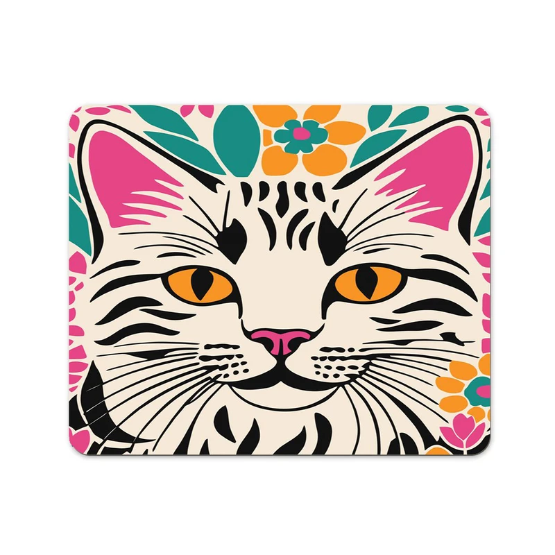 ماوس پد پاد آفرین مدل گربه کد DKMP75 سایز 24*19 سانتی متر