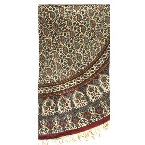 سفره قلمکار طرح ریز بادام مدل D50