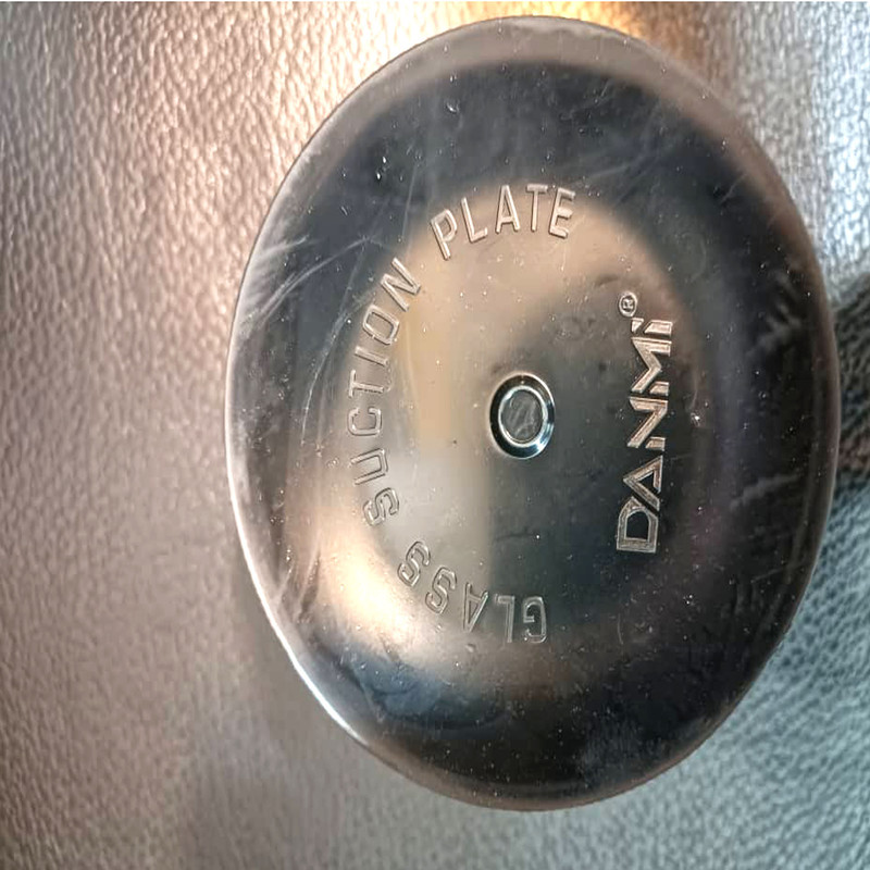 قاپک شیشه دانمی مدل تک قلو  کد AJ-193101-115MM