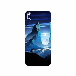 MAHOOT Blue Mountains Digital Art Cover Sticker for Huawei Y5 2019