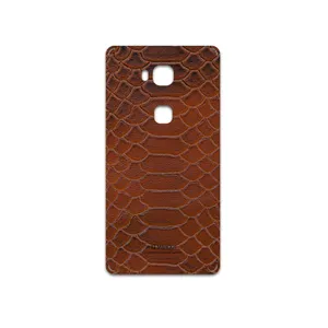 MAHOOT Brown-Snake-Leather Cover Sticker for Honor 5X