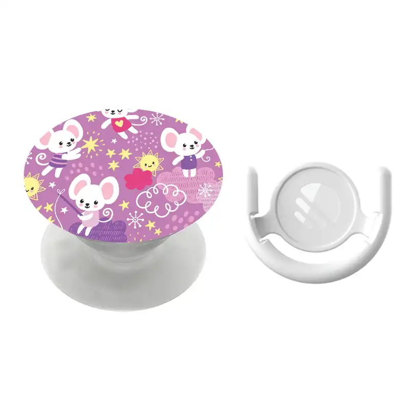 پایه نگهدارنده گوشی موبایل پاپ سوکت مگافون طرح موش مدل 9054 به همراه پاپ کلیپ