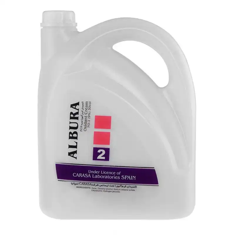 کرم اکسیدان آلبورا مدل 1 شش درصدی حجم 4000میلی لیتر