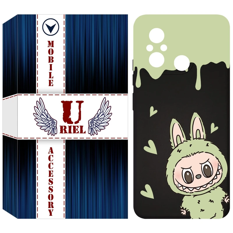 کاور یوریل قاب مدل KSH کد 132 طرح عروسک لبوبو مناسب برای گوشی موبایل شیائومی Redmi 12C