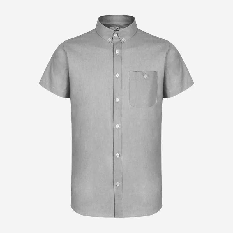 پیراهن آستین کوتاه یقه برگردان مردانه ایوانی مدل 1986035