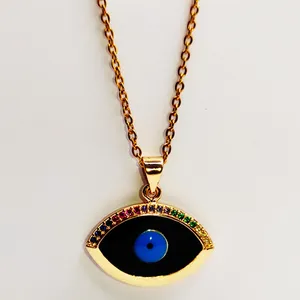 گردنبند زنانه طرح چشم و نظر مدل 002