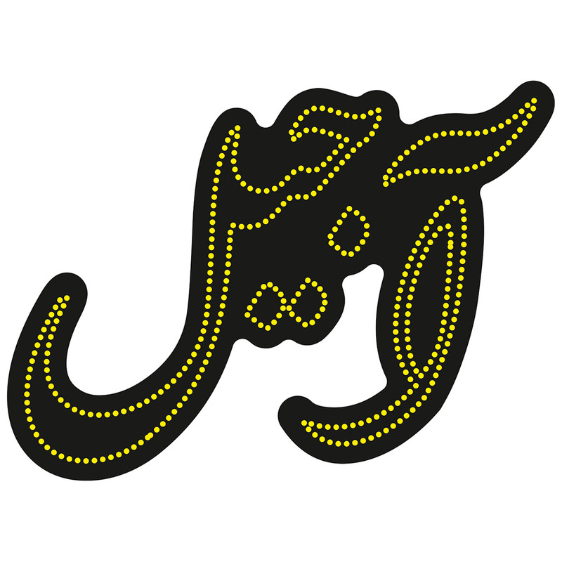 تابلو ال ای دی آیاز طرح آجیل کد Y398