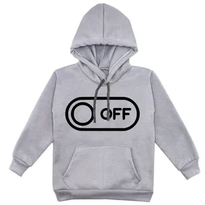 هودی پسرانه مدل F88 OFF رنگ طوسی