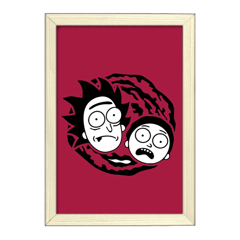 تابلو خندالو طرح انیمیشن ریک و مورتی Rick and Mort کد 26592