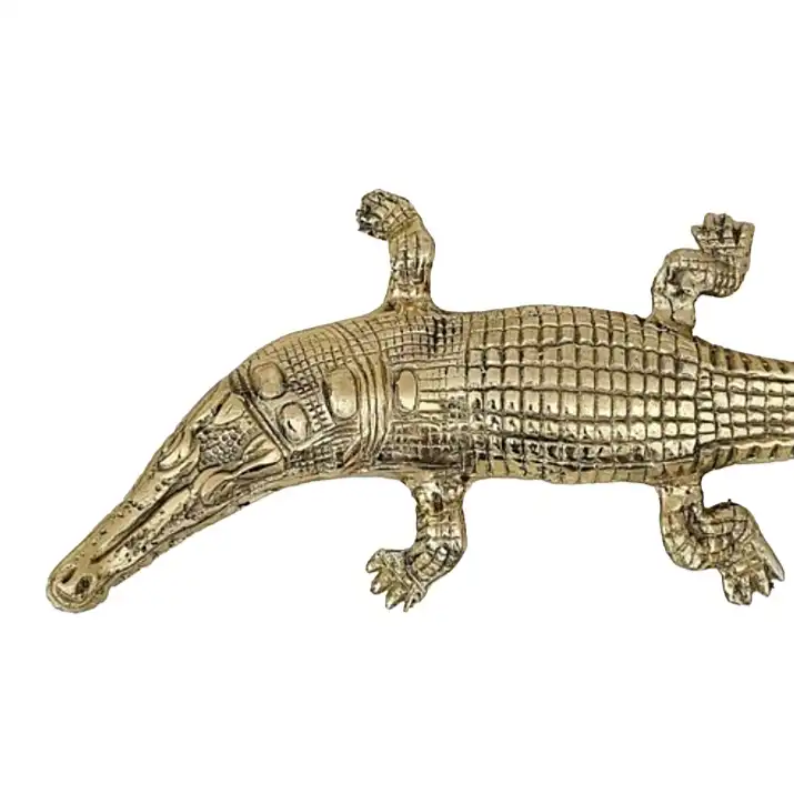 مجسمه برنجی مدل تمساح کد H-1169