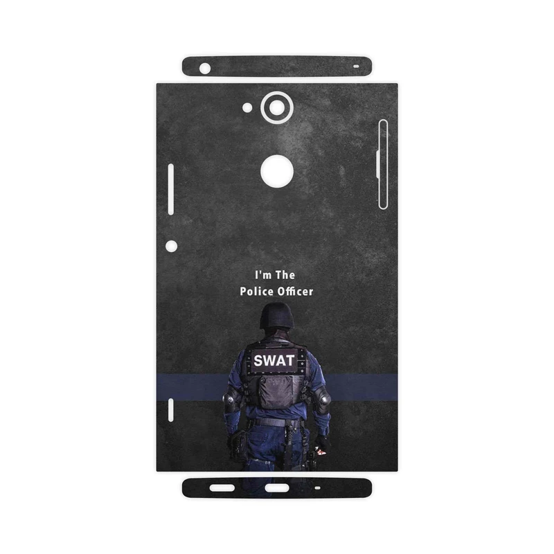 برچسب پوششی ماهوت مدل Police Officer-FullSkin مناسب برای گوشی موبایل سونی Xperia XA2