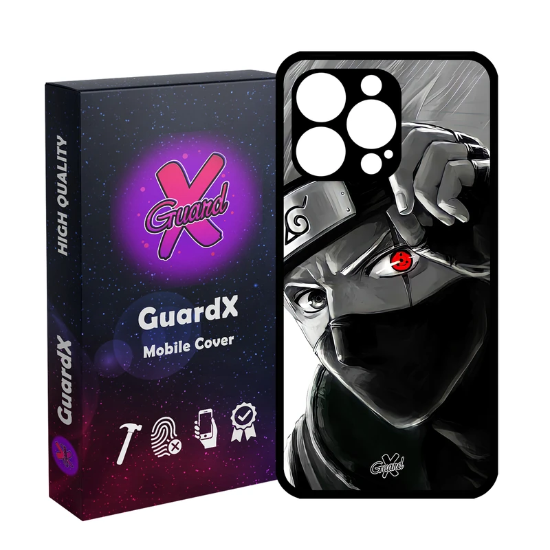 کاور گارد ایکس طرح Kakashi Anime مدل Glass10588 مناسب برای گوشی موبایل اپل iPhone 13 Pro
