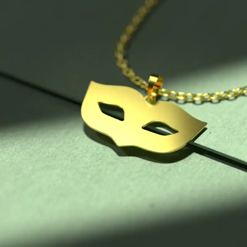 گردنبند طلا 18 عیار زنانه مدوپد مدل هالووین کد G3-1-1202