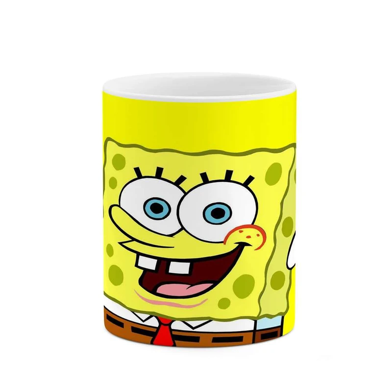 ماگ کاکتی مدل کارتون باب اسفنجی کد mgh23494