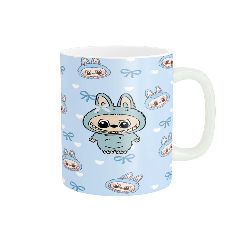 ماگ پاد آفرین مدل فانتزی طرح عروسک لبوبو کد p10690