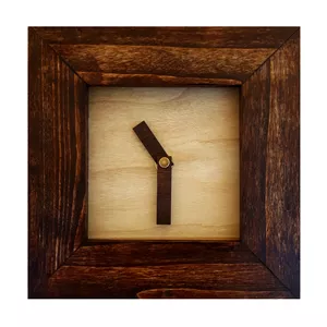 ساعت دیواری چوبی کد 022