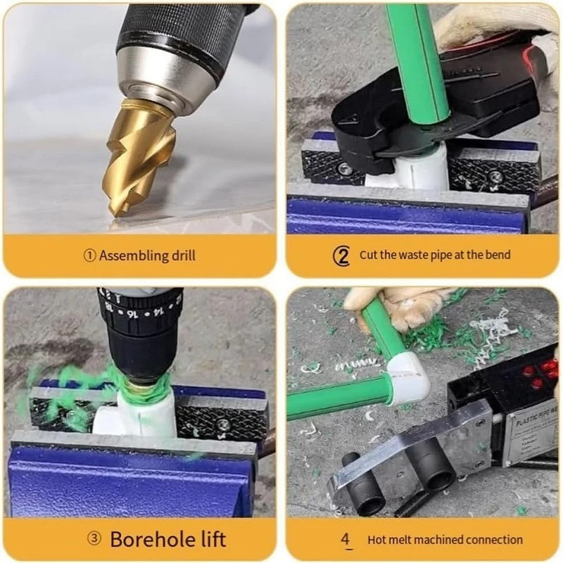 مته کاجی تخلیه لوله المپیا کد MKL003 مجموعه 3 عددی