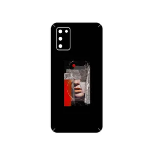 MAHOOT Collage of Mouth Cover Sticker for Samsung Galaxy A03S