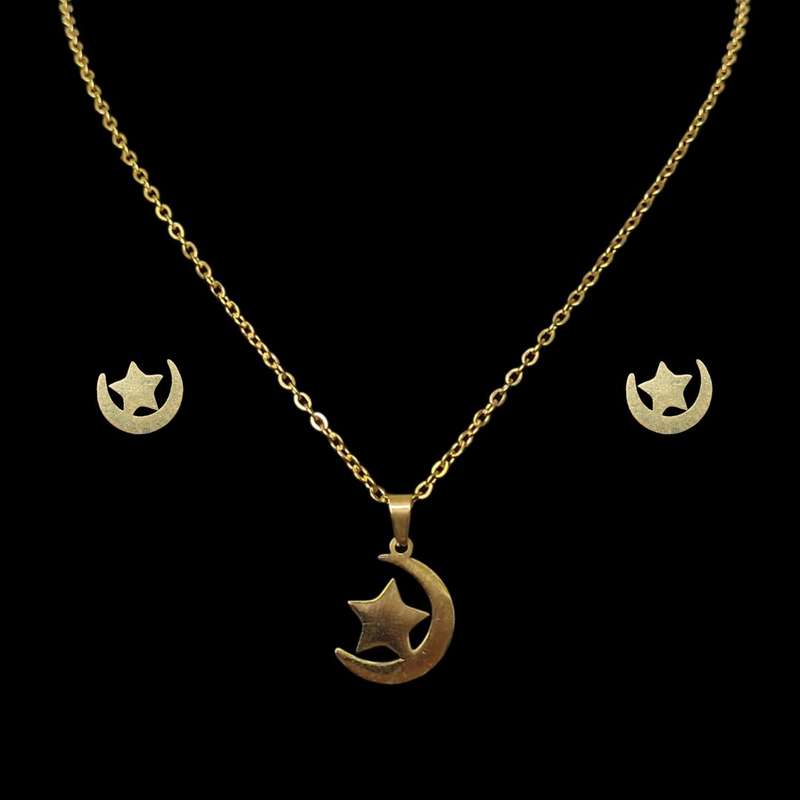 نیم ست زنانه مدل ماه و ستاره 124