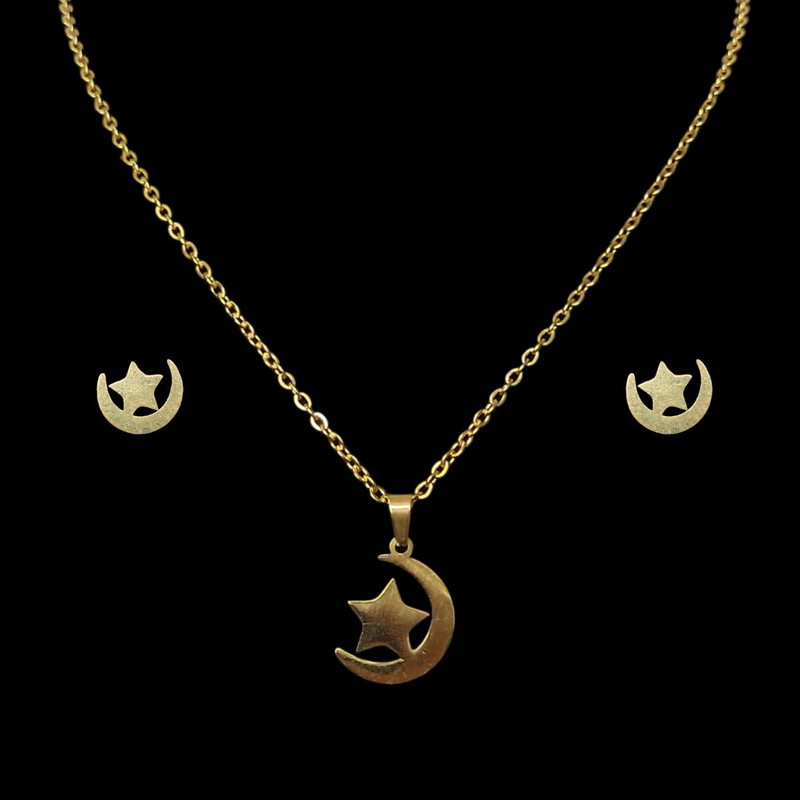 نیم ست زنانه مدل ماه و ستاره 124