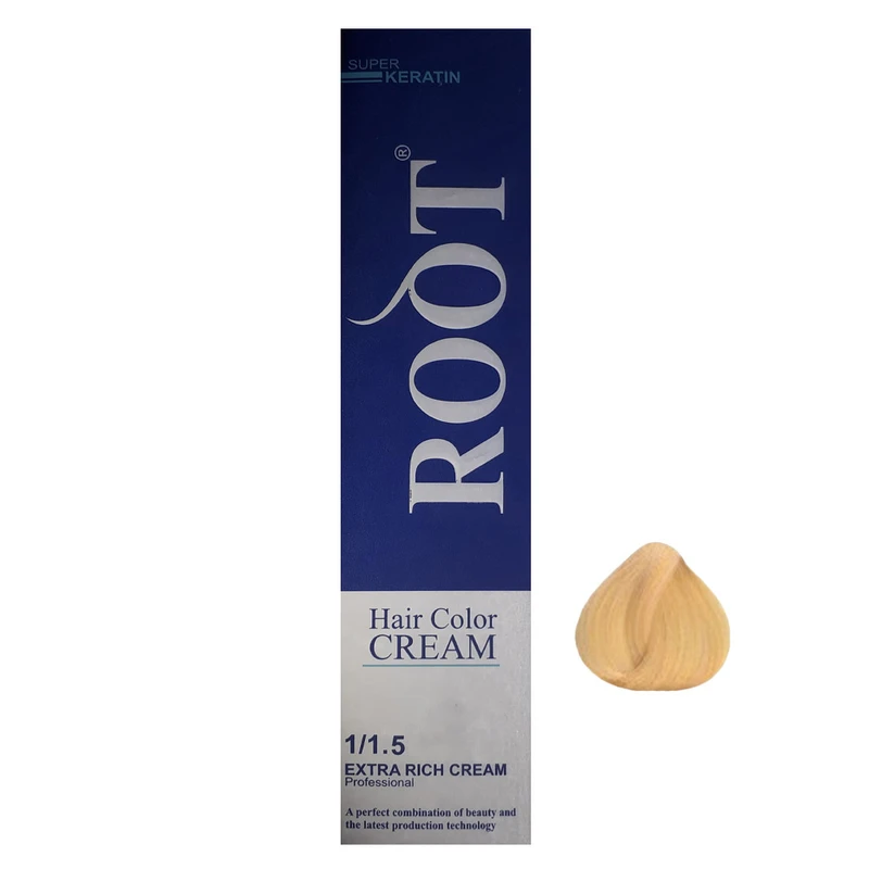 رنگ مو روت مدل PROFESSIONAL شماره 5-10 حجم 120 میلی لیتر رنگ بلوند طلایی خیلی خیلی روشن 