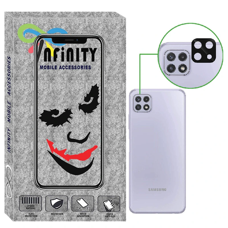 محافظ لنز دوربین اینفینیتی مدل FLZ-INF مناسب برای گوشی موبایل سامسونگ Galaxy A22 5G
