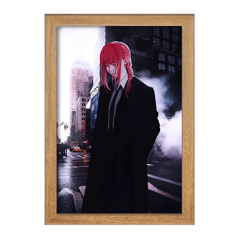 تابلو خندالو مدل انیمه مرد اره ای کد F9059