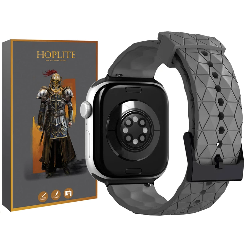 بند هاپلایت مدل Rhombus Black HL مناسب برای اپل واچ 38 / 40 / 41 میلیمتری