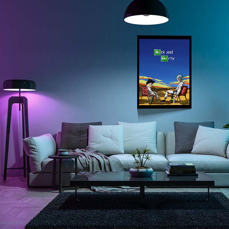تابلو مدل Rick & Morty کد F-1050