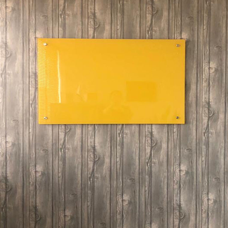 تخته وایت برد شیشه ای عکسنگ مدل CG18 سایز ۸۰ × ۱۲۰ سانتی متر