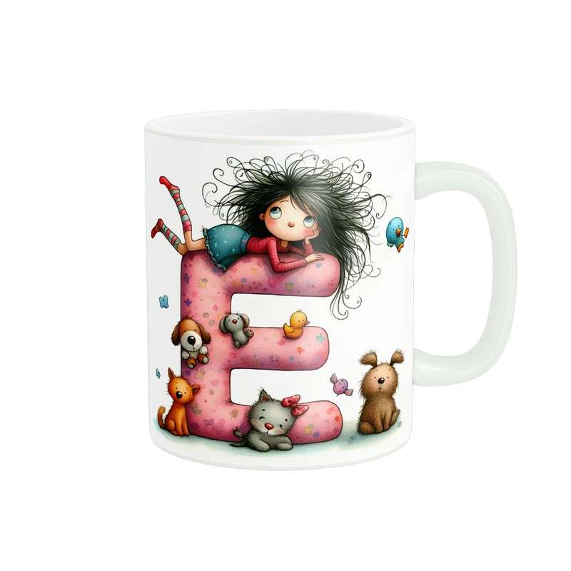 ماگ زیگورات مدل حرف E کد 3658