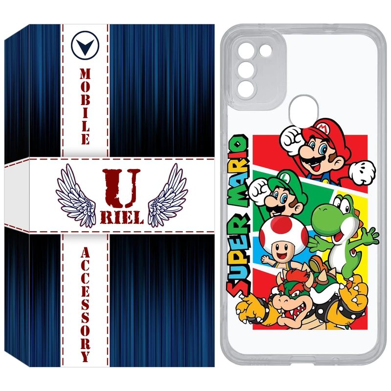 کاور یوریل مدل Clear کد 76 طرح ماریو مناسب برای گوشی موبایل سامسونگ Galaxy A11 / M11