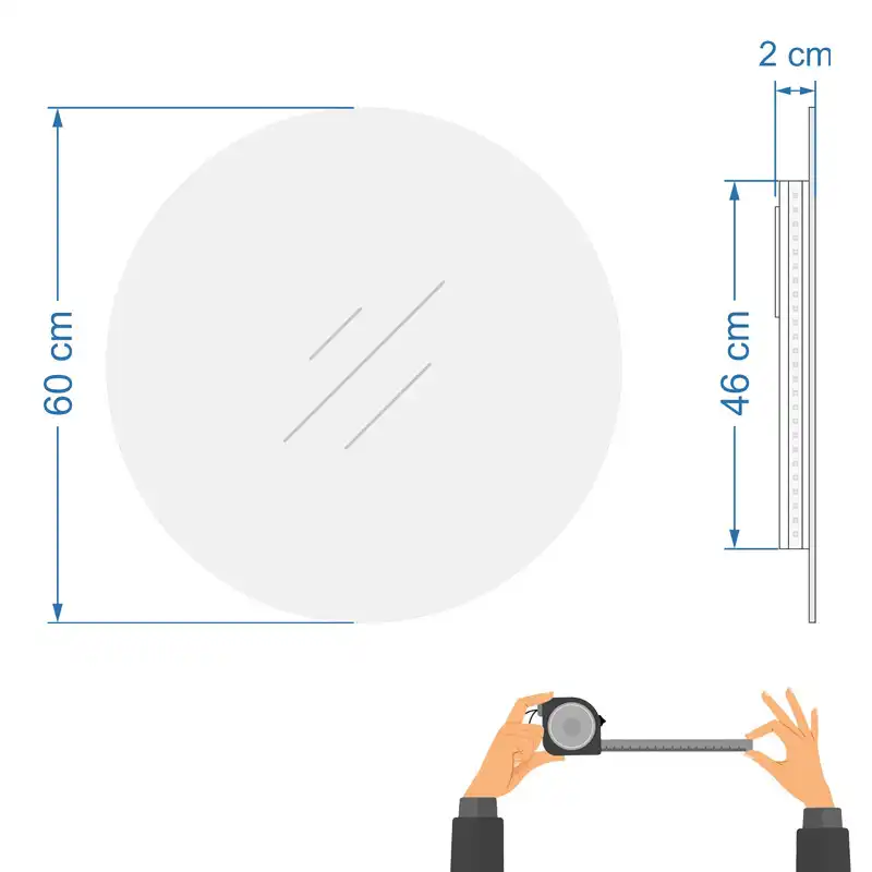 آینه سرویس بهداشتی سایان هوم مدل diamond