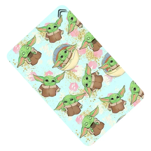 استیکر کارت مدل سام نگار طرح بیبی یودا Baby Yoda مدل CAC885-K-G1-195 کد SP1830 مجموعه 6 عددی