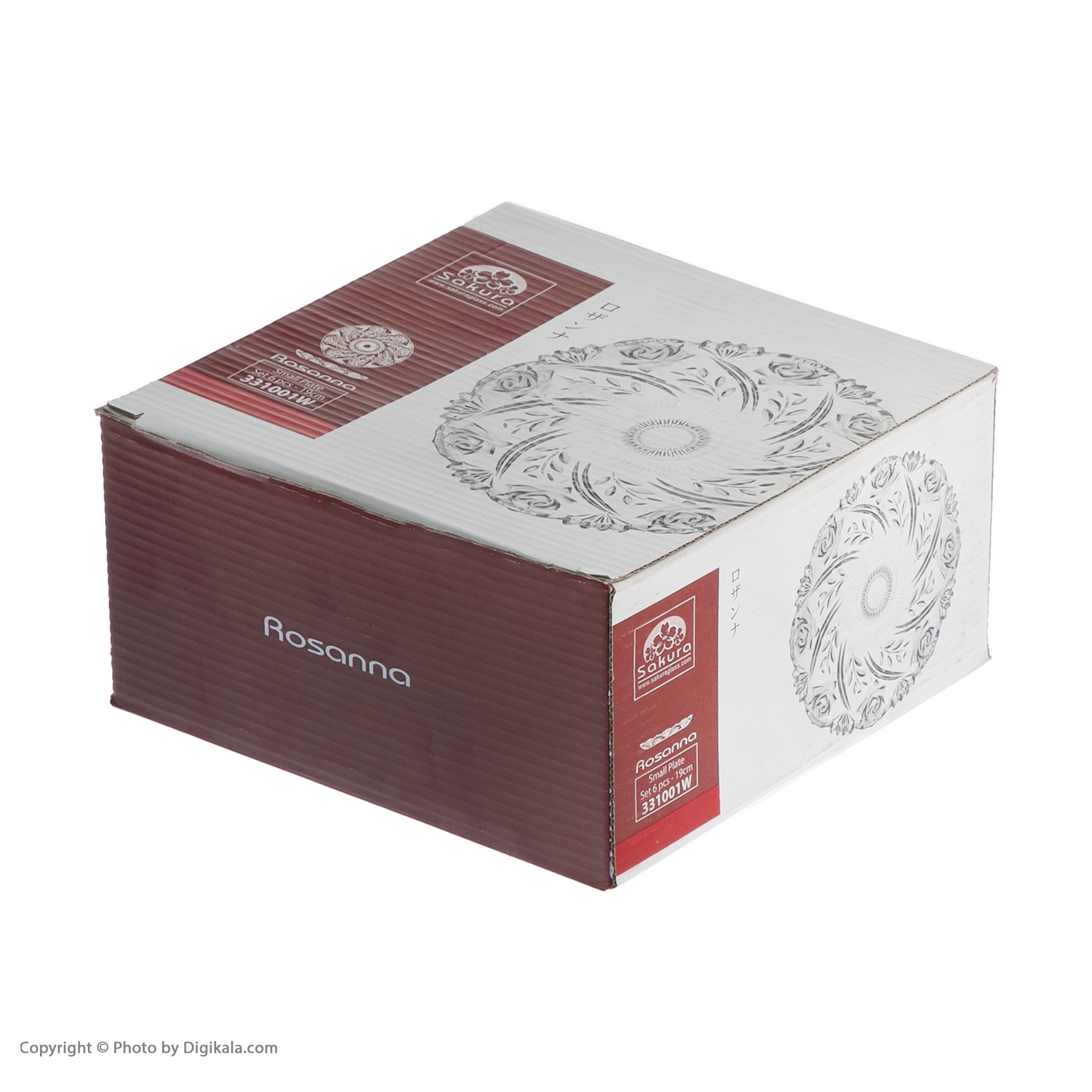 پیش دستی ساکورا سری روزانا مدل 331001W بسته 6 عددی