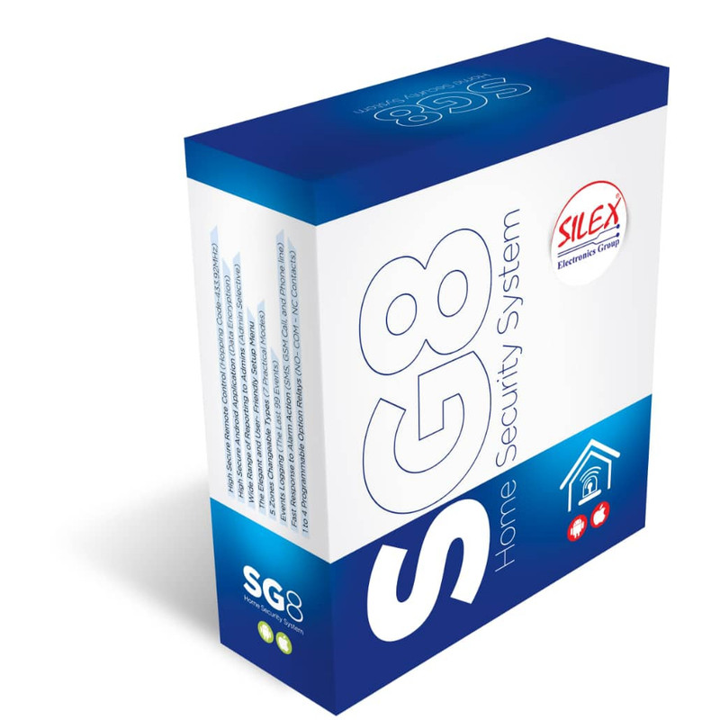 دزدگیر اماکن سایلکس مدل سیمکارتی SG8-805Q