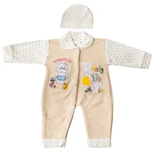 ست سرهمی و کلاه نوزادی مدل E40