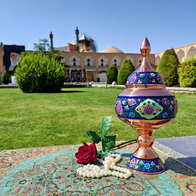 شکلات خوری مسی مدل پرداز کد 30