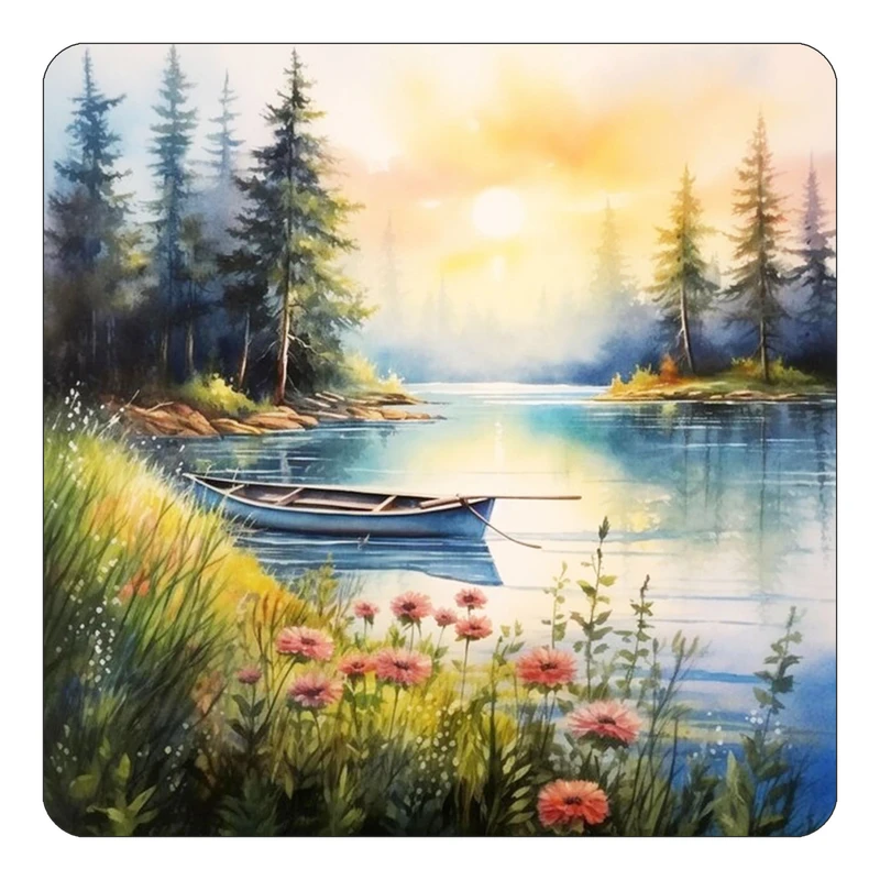 مگنت کاکتی طرح نقاشی رنگ روغن مدل mp70931